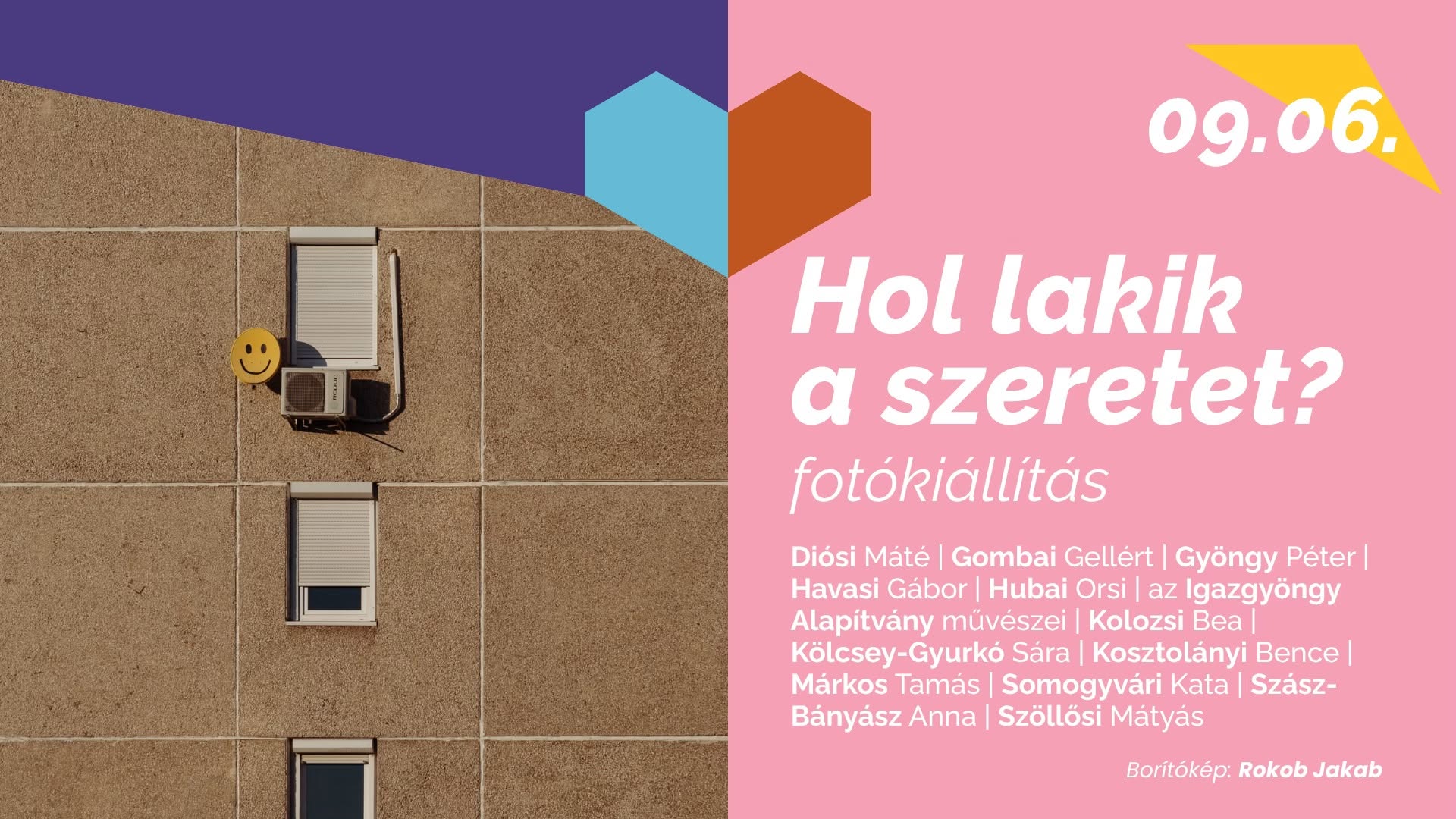 HOL LAKIK A SZERETET? fotókiállítás a Judafesten