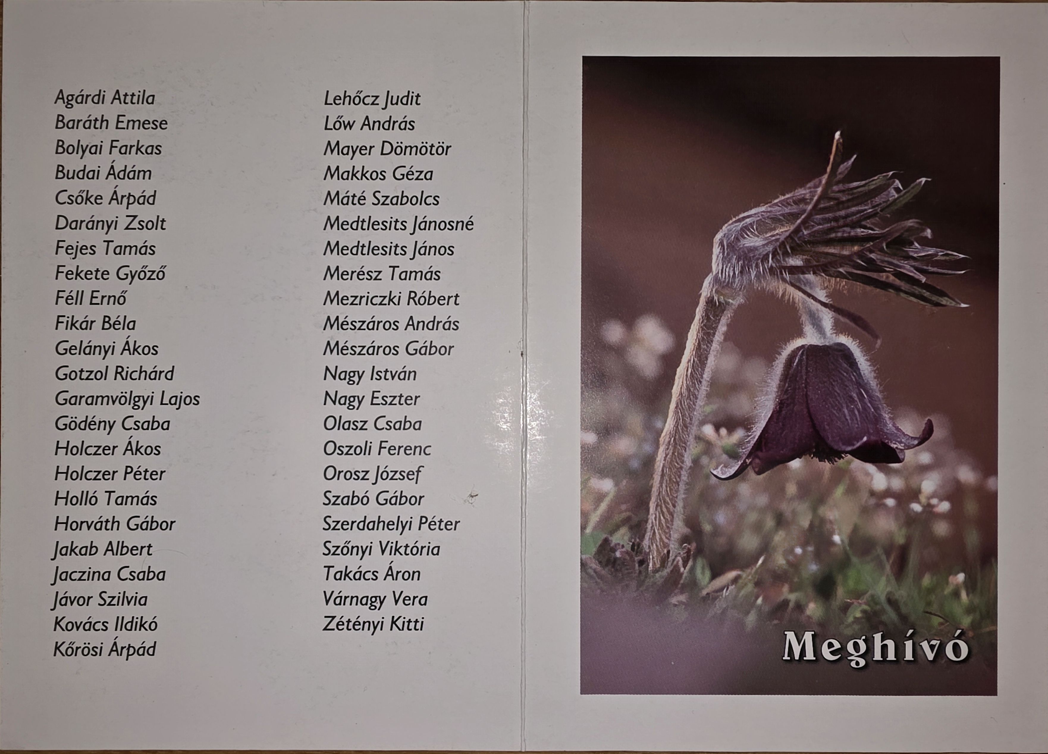 A Zsila Fotósuli 2000. évfolyamának zárókiállítása