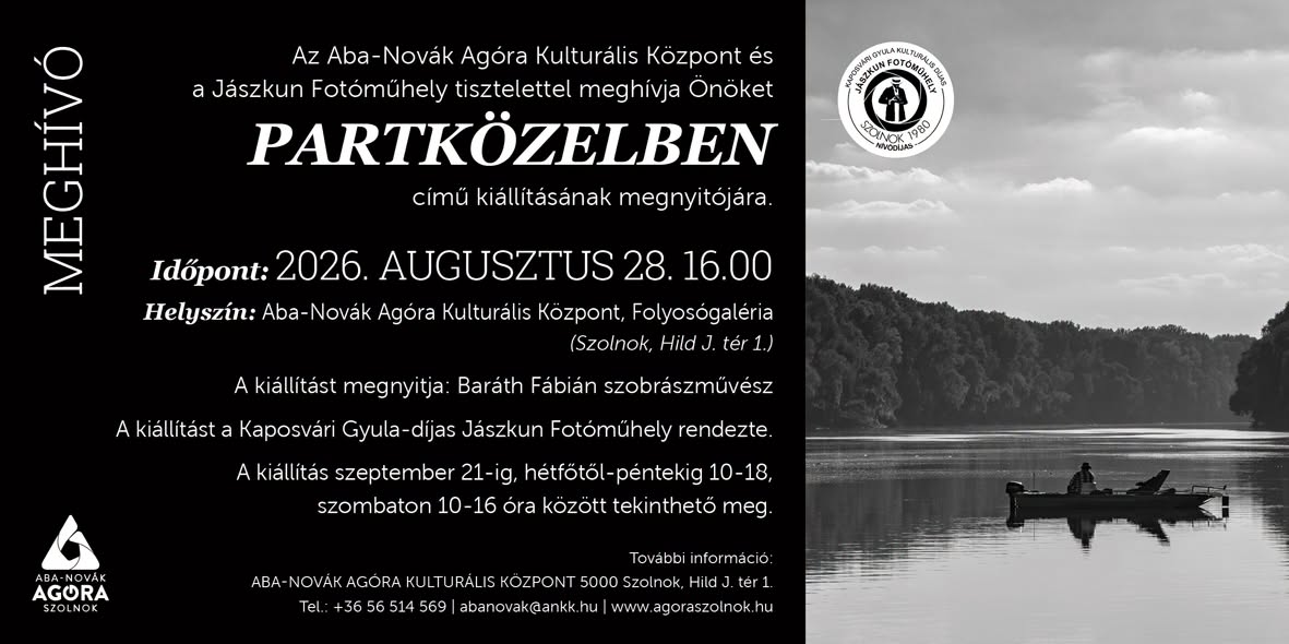 PARTKÖZELBEN című fotókiállítás megnyitója.