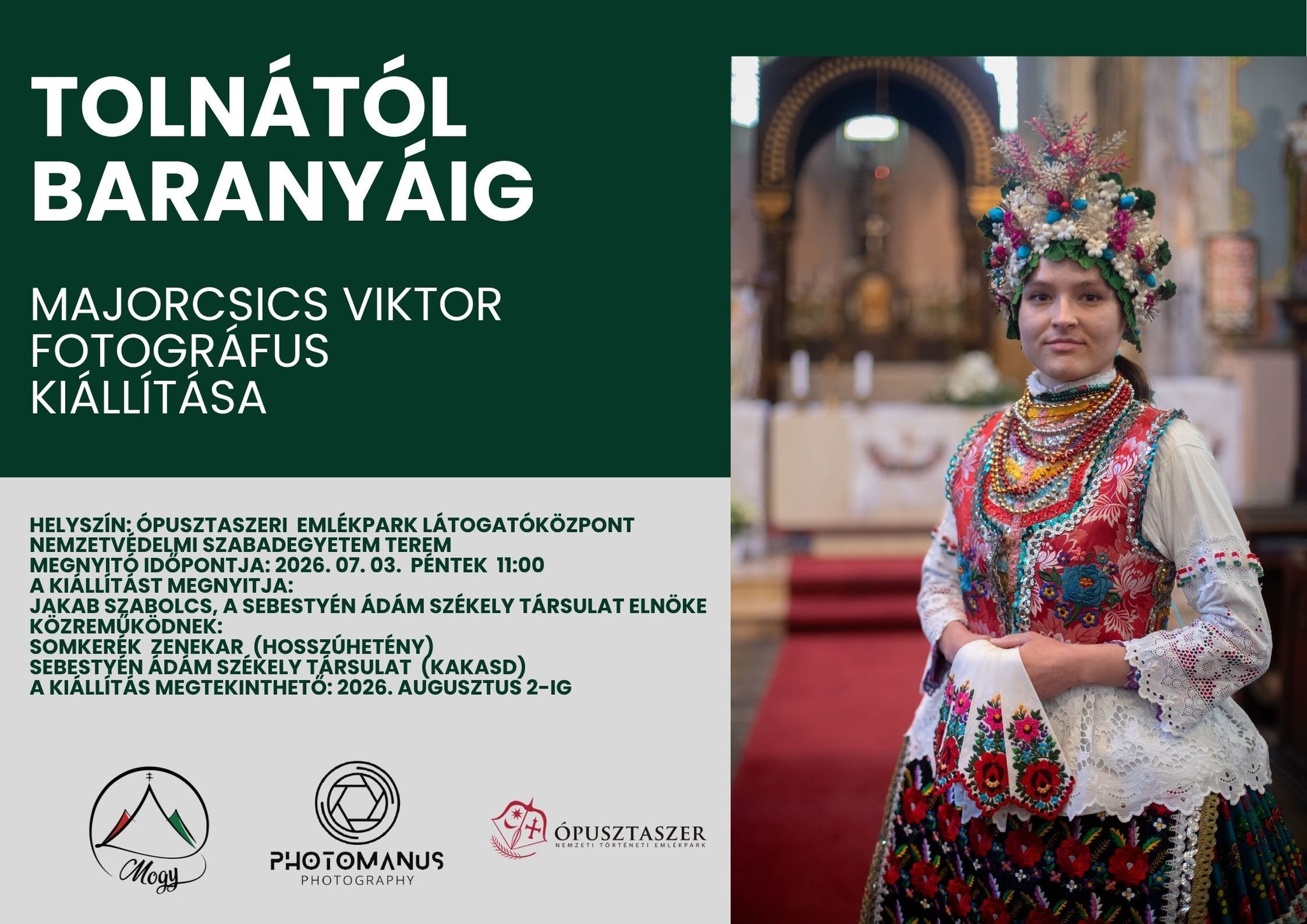 Tolnától Baranyáig népviseletes fotókiállítás