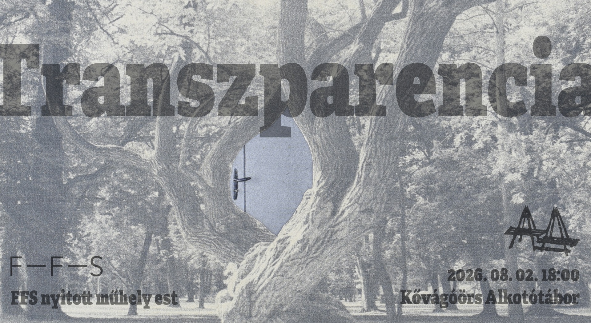 Transzparencia - FFS rezidencia a Kővágóörs Alkotótáborban